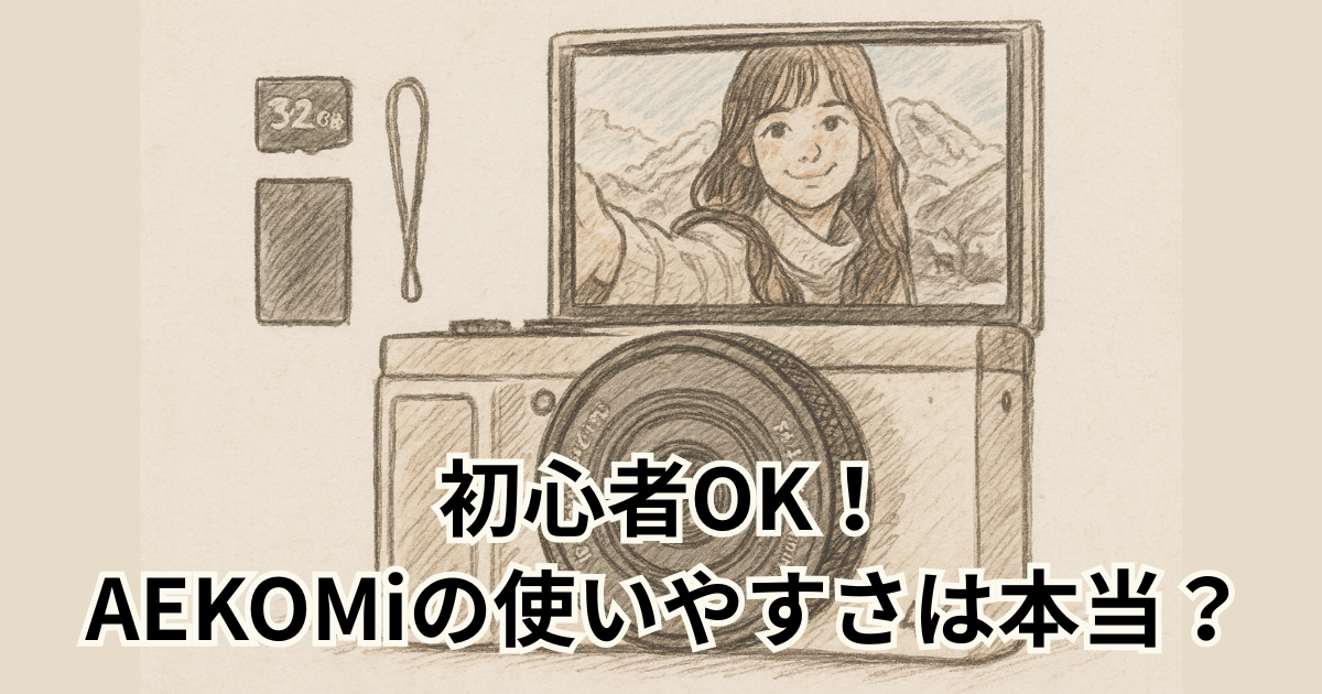 初心者OK！AEKOMiの使いやすさは本当？
