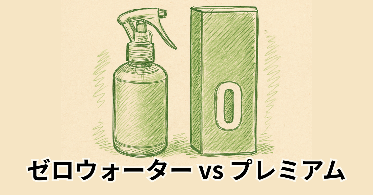 ゼロウォーター vs プレミアム