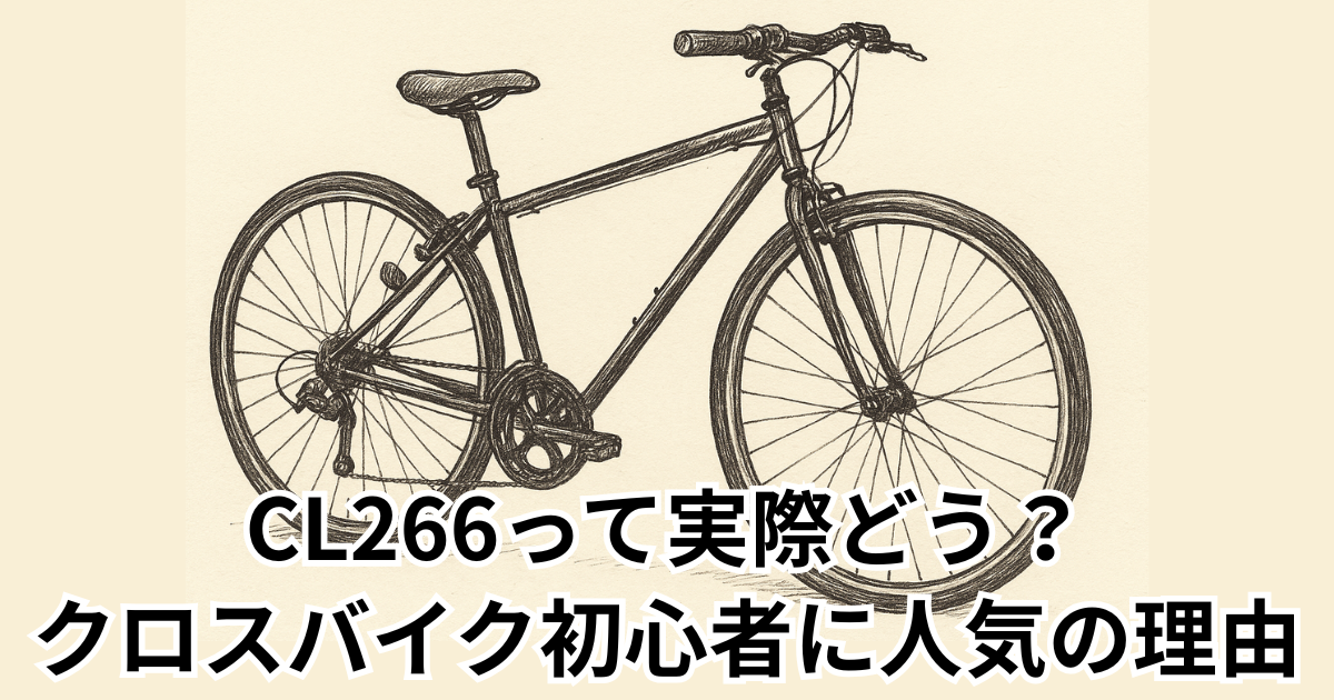 CL266って実際どう？ クロスバイク初心者に人気の理由