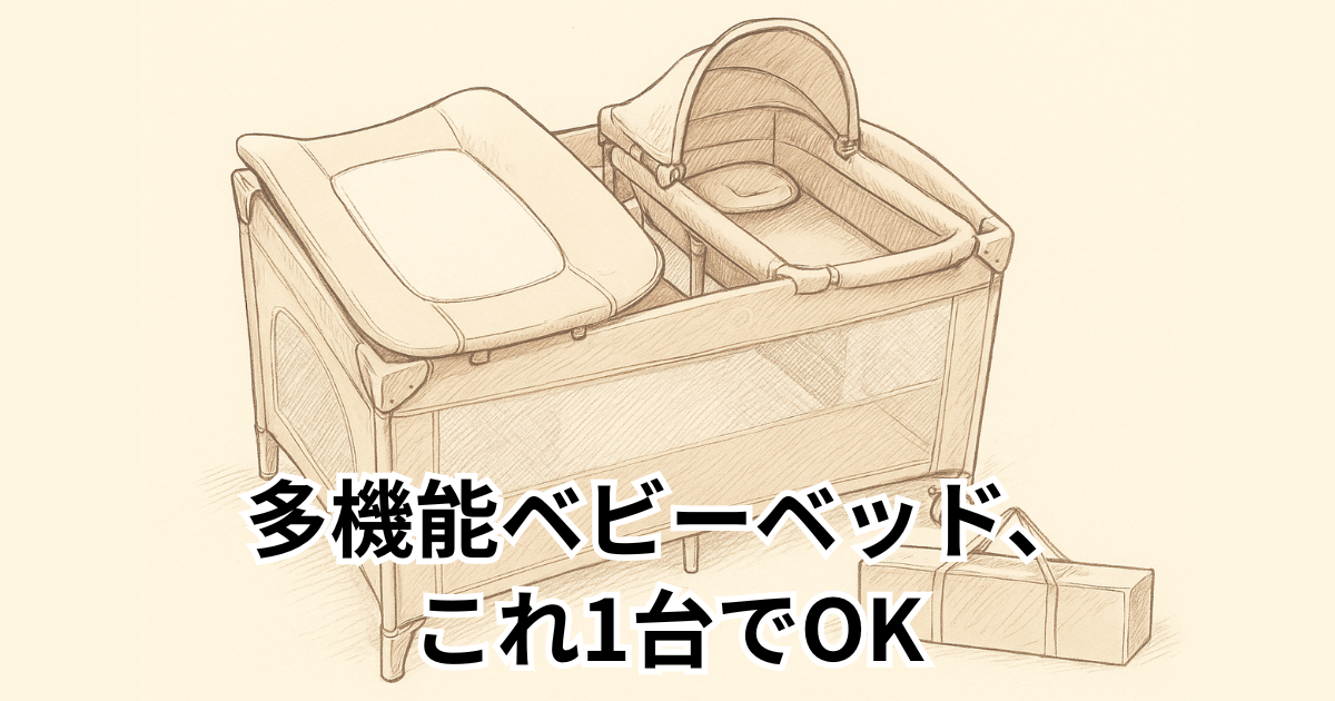 多機能ベビーベッド、これ1台でOK