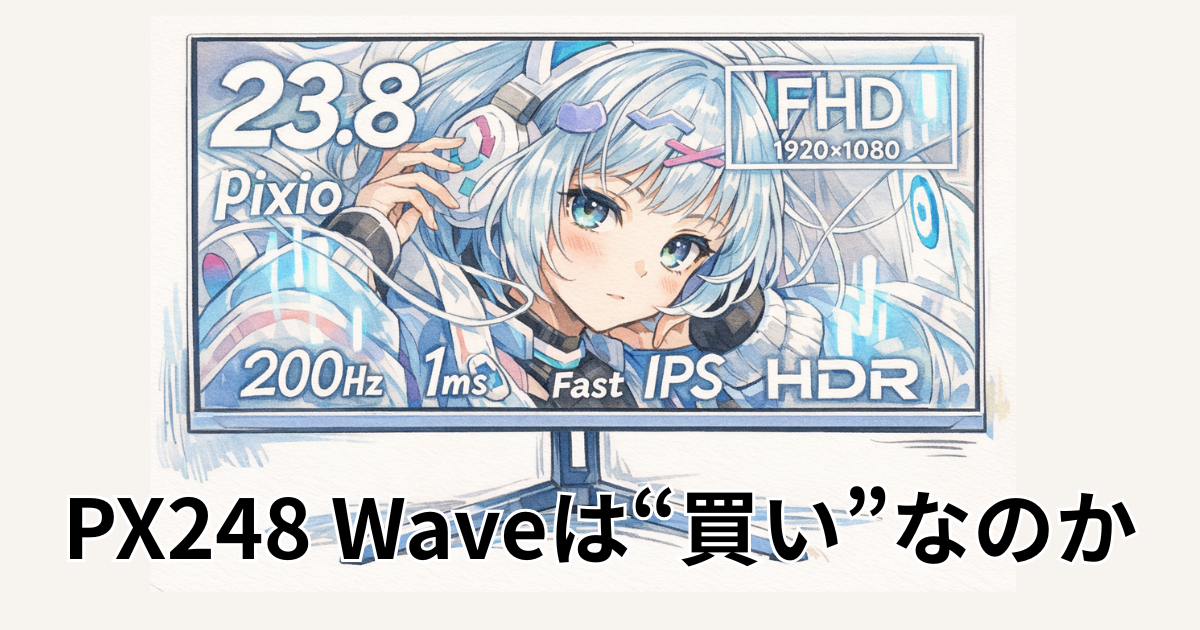 PX248 Waveは“買い”なのか