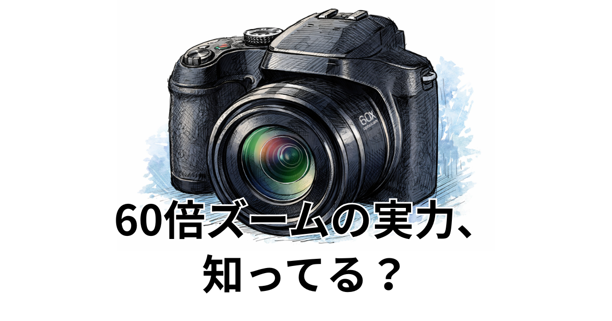 60倍ズームの実力、 知ってる？