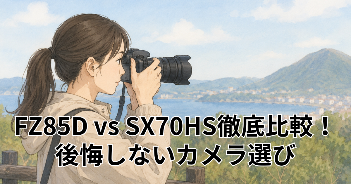 FZ85D vs SX70HS徹底比較！後悔しないカメラ選び
